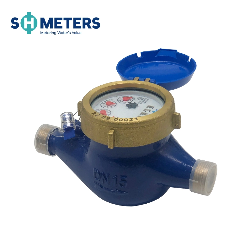 High quality/High cost performance  1/2inch~2inch Household Vane Wheel Dry Dial Multi Jet Water Meter