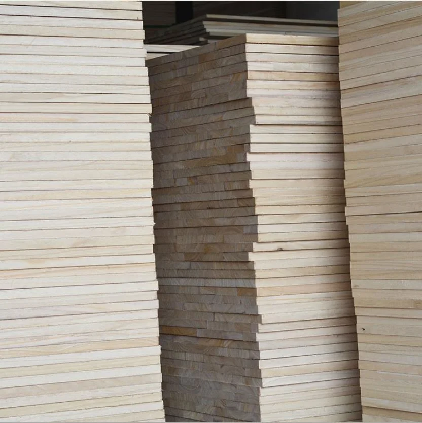 Anticorrosive Board Wholesale Wood Paulownium Board Model Making Solid Wood Partition Board Wardrobe Layer a Word Partition Desktop Panel Wholesale