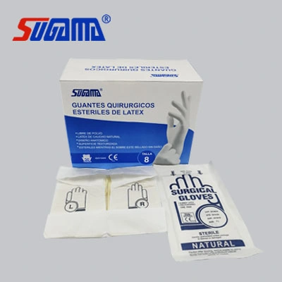 Sterile Latex Surgical Gloves One Pair One Bag