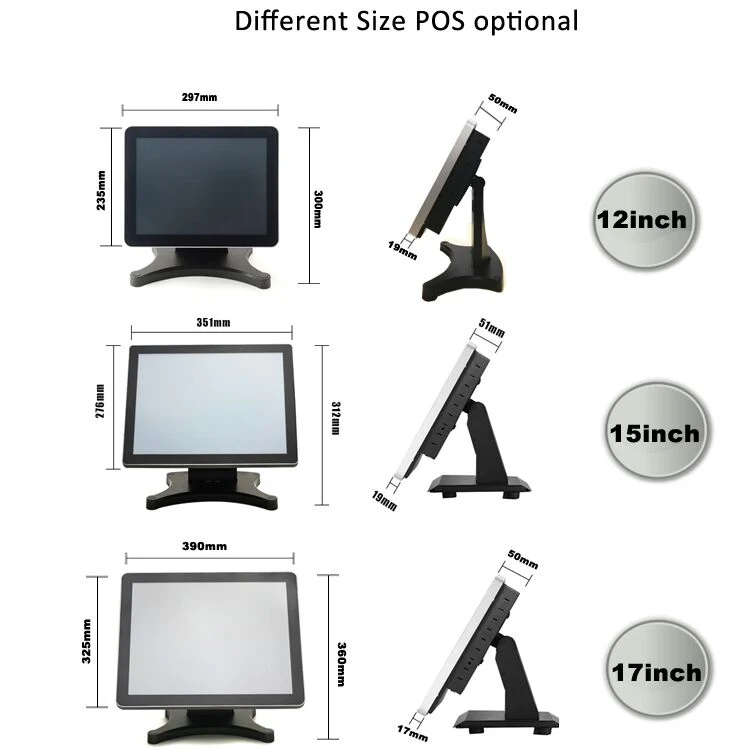 15.6-дюймовый терминал Windows POS для ПК-моноблока Android Коснитесь пункта Регистрация наличных средств