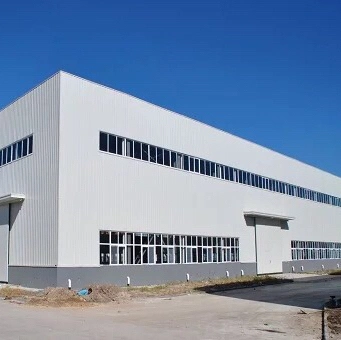 2000 Square Meter Double Slope Construction Prefabricated Steel Structure Warehouse