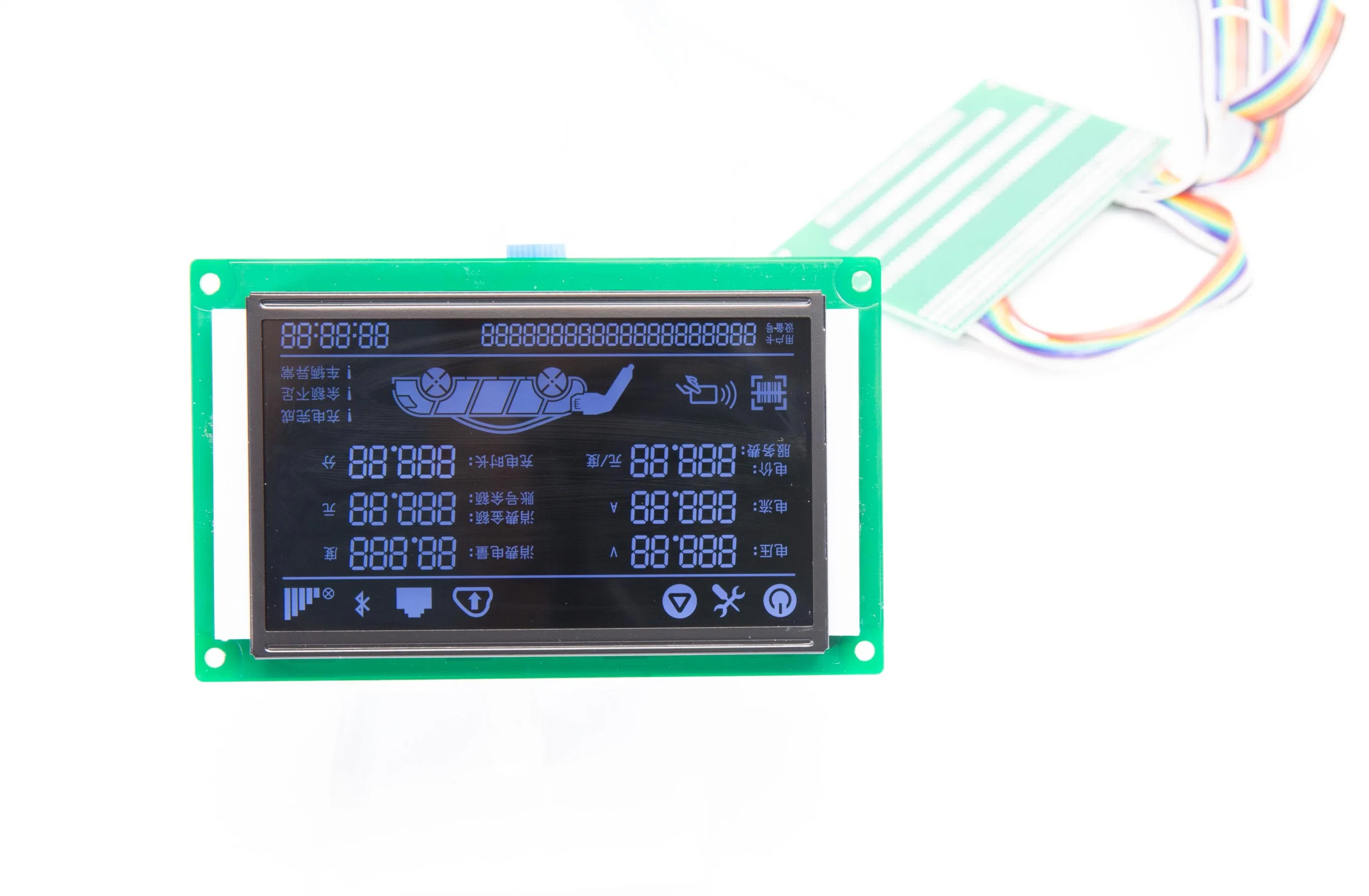 Automotive Charging Display Va Negative 6: 00 O&prime; Clock LCD Display panel with Zebra Connector