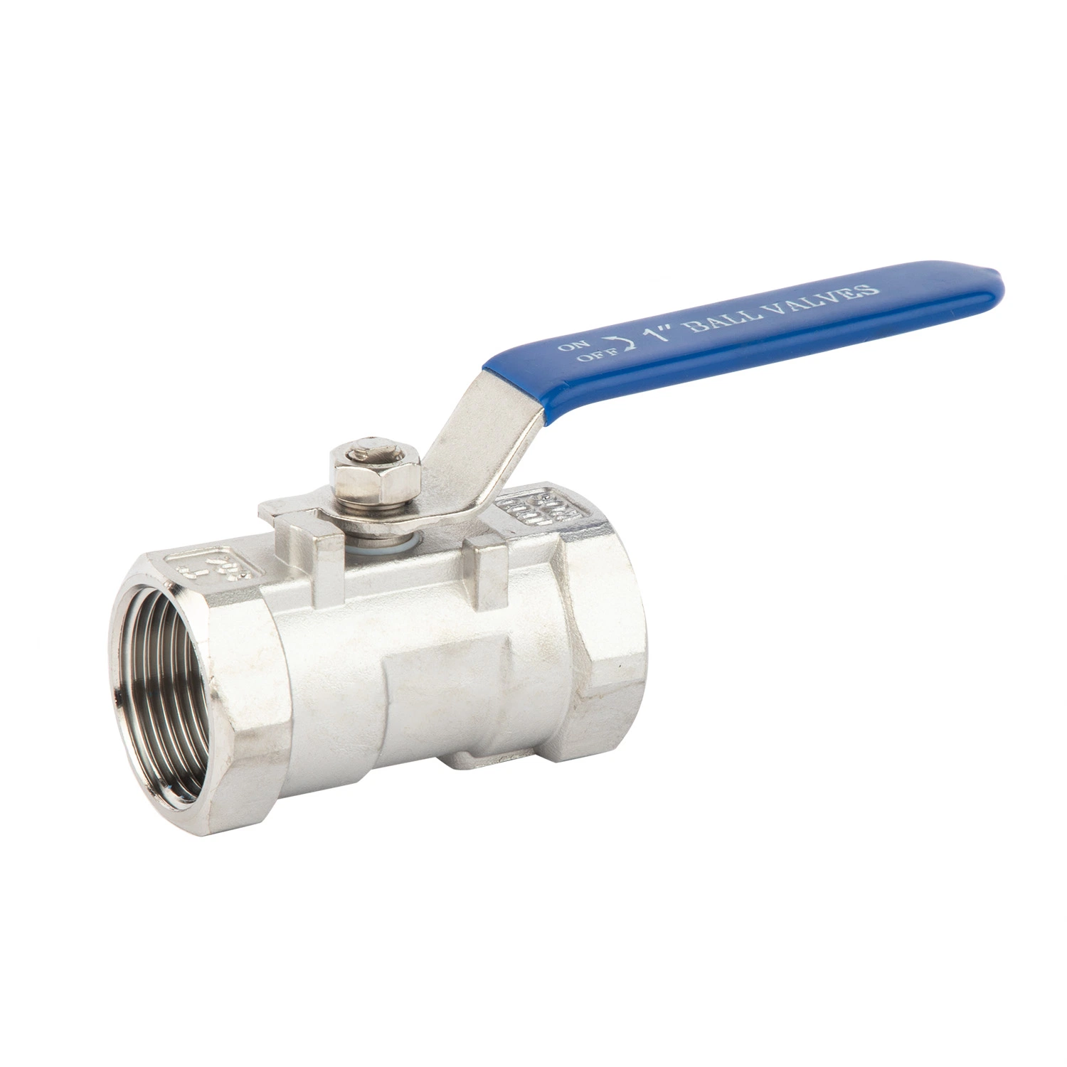 1 PC Stainless Steel Internal Thread Water Pipe NPT Ball Valve with Lock