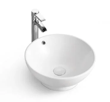 CE White Art Basin Counter Top Ceramic Wash Hand Basin Sanity Ware