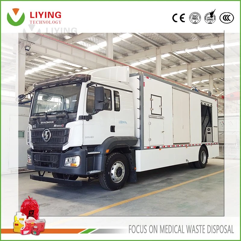 Customized Harmless Hospital Solid Medical Waste Microwave Disinfection Vehicle-Mounted Disposal Equipment