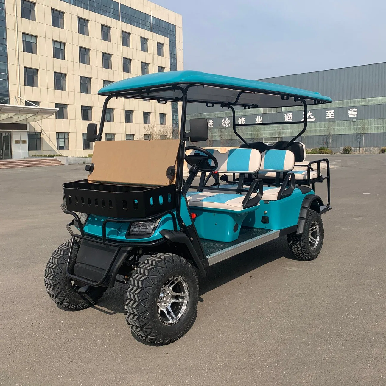 Lithium-Batterie 100km km 6 Sitze elektrische Jagd Golf Buggy