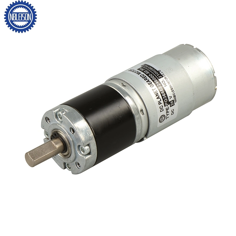 Motor da engrenagem planetária CC de 36 mm, 12 V, 24 V, binário elevado