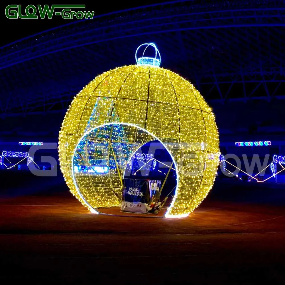 Waterproof Custom 3D Christmas Gift Box LED Rope String Motif Light for Street Holiday Xmas Festoon Garden Outdoor Decoration