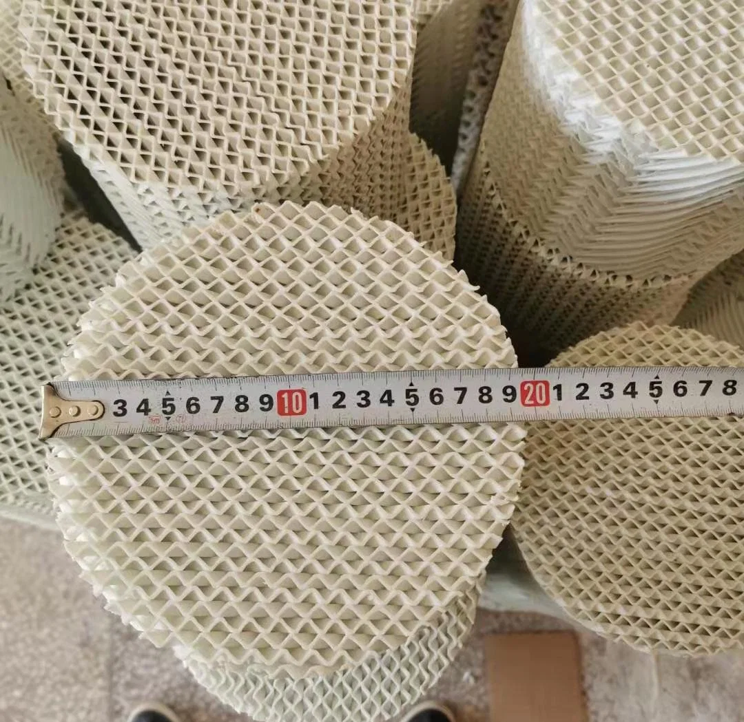 Heat Resistance Ceramic Orifice Plate Corrugated Structured Packing