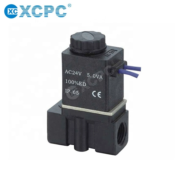 2V Series Two Way Two Position Brass Fluid Solenoid Valve