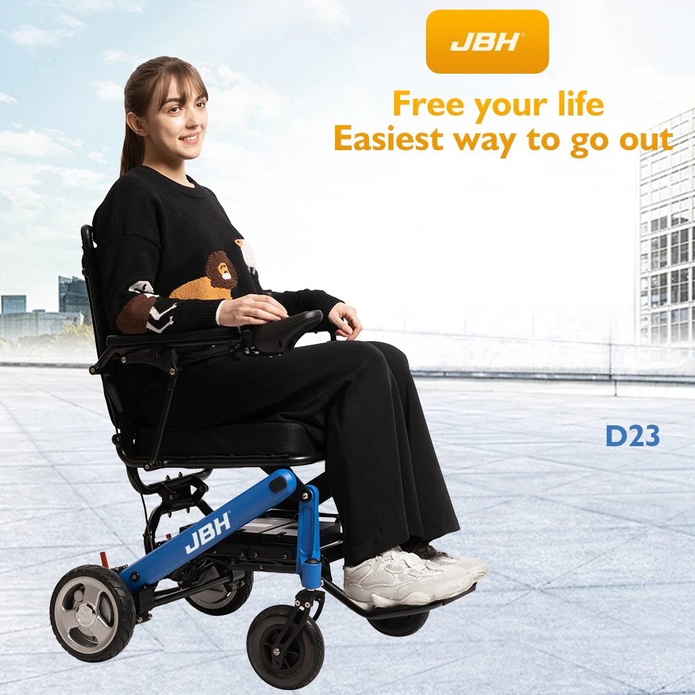 Jbh Factory Best Quality Disabled Power Folding Electric Adjustable Wheelchairs for Sale