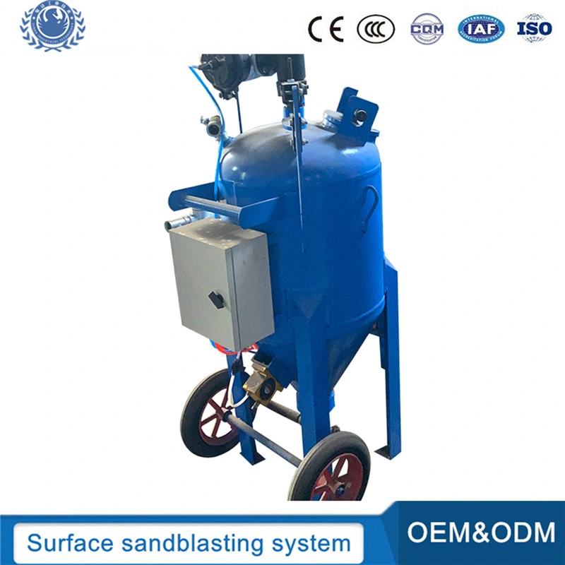 Portable Water Sandblasting Pot Dustless Sandblasting Pressure Blasting Tank