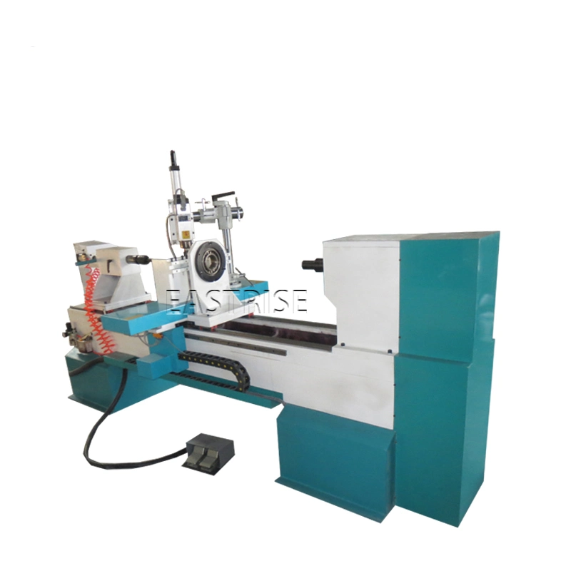 Jinan Woodworking CNC Wood Turning Lathe Carving Machine with Spindle for Staircase, Rome Column, Baseball Bat, Chair Legs