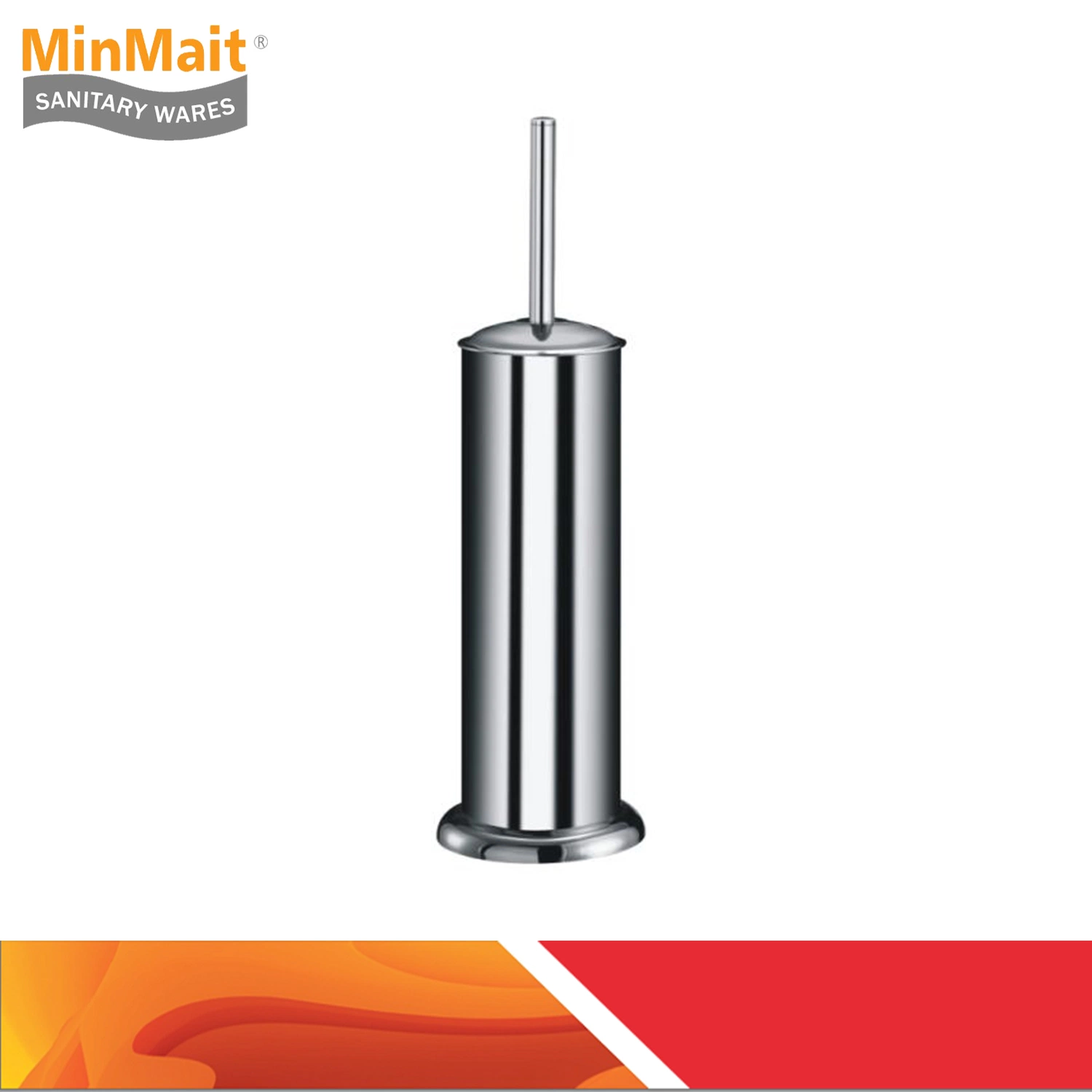 Stainless Steel Standing Toliet Brush Holder Long Shape Mx-Ls94D