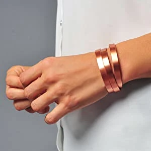 Wholesale Rose Gold Bangle Magnetic Bracelet Copper Bracelet Bangle