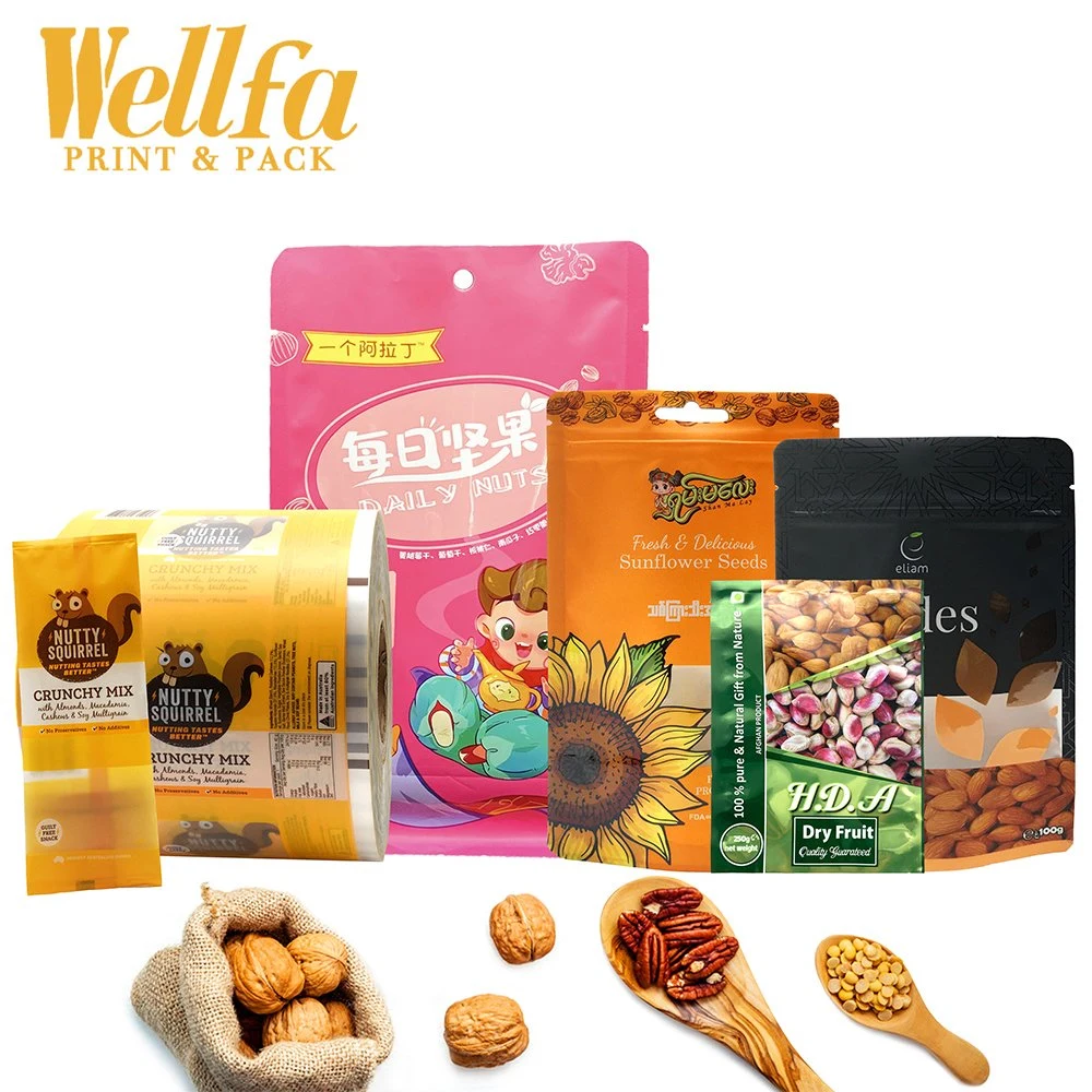 Fábrica Custom Fabricante plástico Embalaje Pet Alimentos Retort bolsas de vacío Papel reciclable Kraft Café té polvo Mylar Bolsa de pie Bolsa de embalaje de boquilla