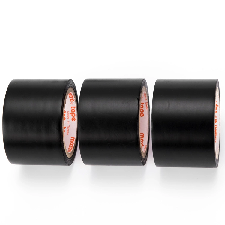 Packing Self Adhesive Black PVC Pipe Insulation Wrap Tape