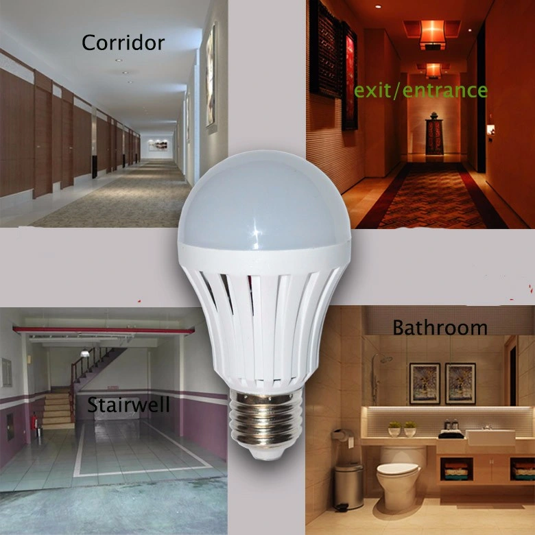 High Quality Rechargeable Lower Power LED Intelligent Emergency Bulb Light E27 E26 B22 Energy Saving