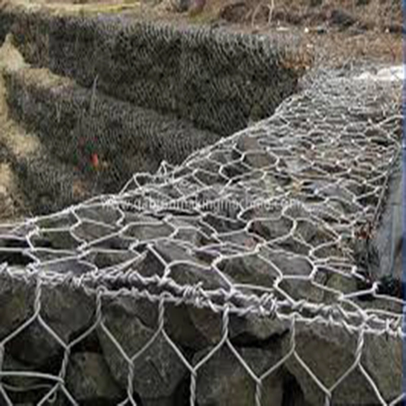 6X2X0.3m Galvanized/Zn-Al/PVC Gabion Mattress Gabion Wall