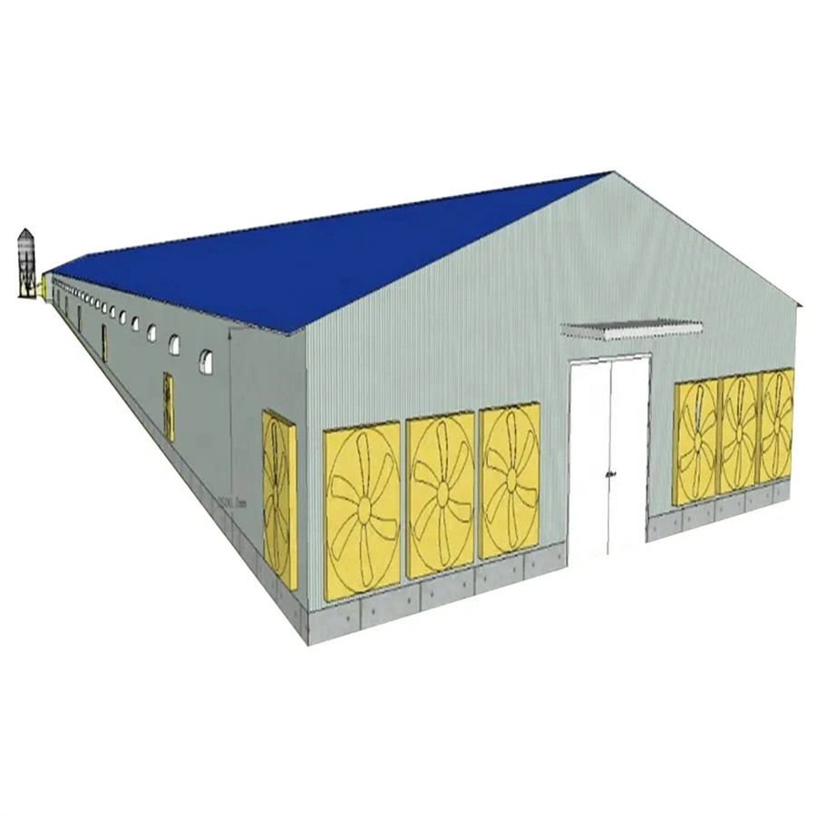 Affordable Egg Layer Chicken House Steel Structure Poultry Farm