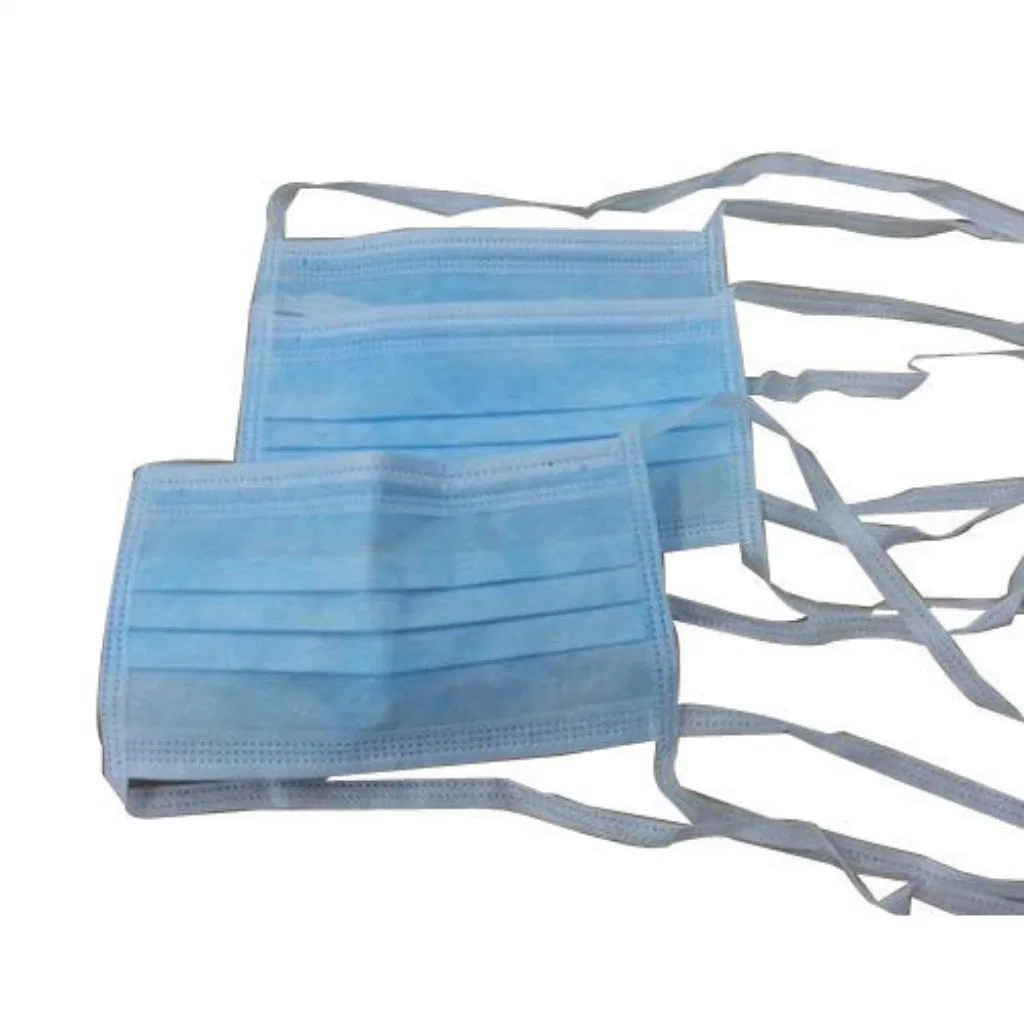 3 Layer Disposable Procedure Surgical Masks Skin Friendly with High Density Filter Paper