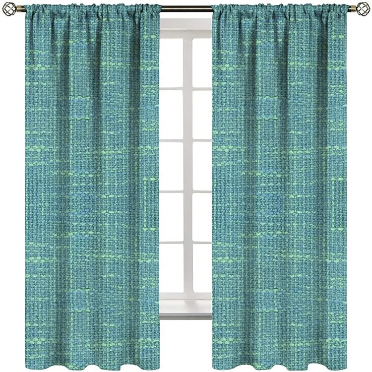 Cheap Price Hospital Cafe Decorative Curtain Shower Hotel Lobby Curtains Hemp Matte Fabric