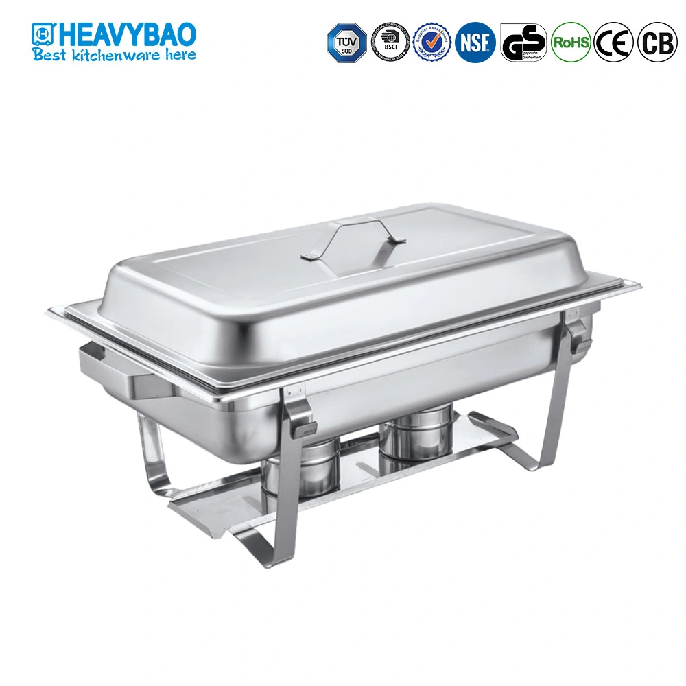 Heavybao Food Warmer Pot Stainless Steel Chafing Dishes for Buffet