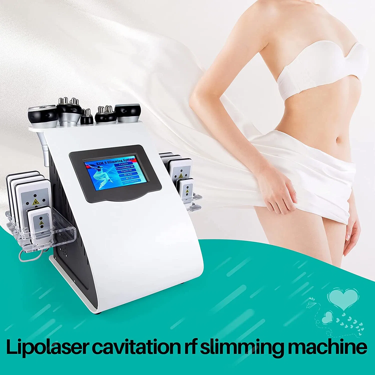 Portable Lipo RF Ultrasonic Infrared Cavitation Equipment with 40kHz Ultrasonic Cavitation