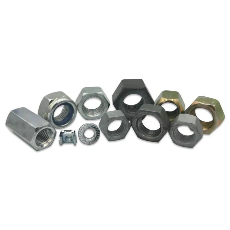 Carbon Steel DIN934 Plain Zinc Coated Zp Yzp Hex Nut