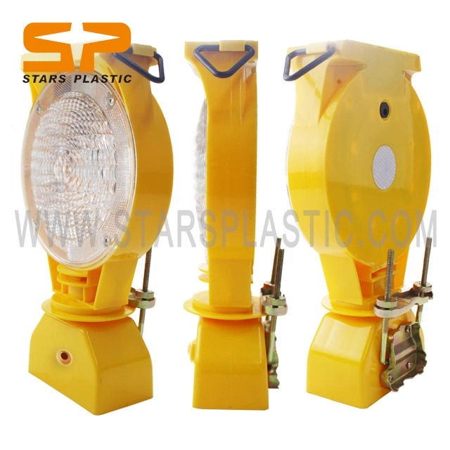 solar led hazard emergency traffic safety warning light