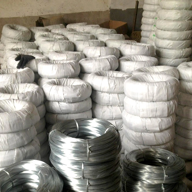 Ms Hot Dipped Electro Gi Galvanized Steel Wire with AISI 1008 1006 0.3mm 2mm 4mm 6.5mm ASTM 6 8 9 10 12 14 18 20 Gauge in Barbed Wire Electric Cable for Hanger