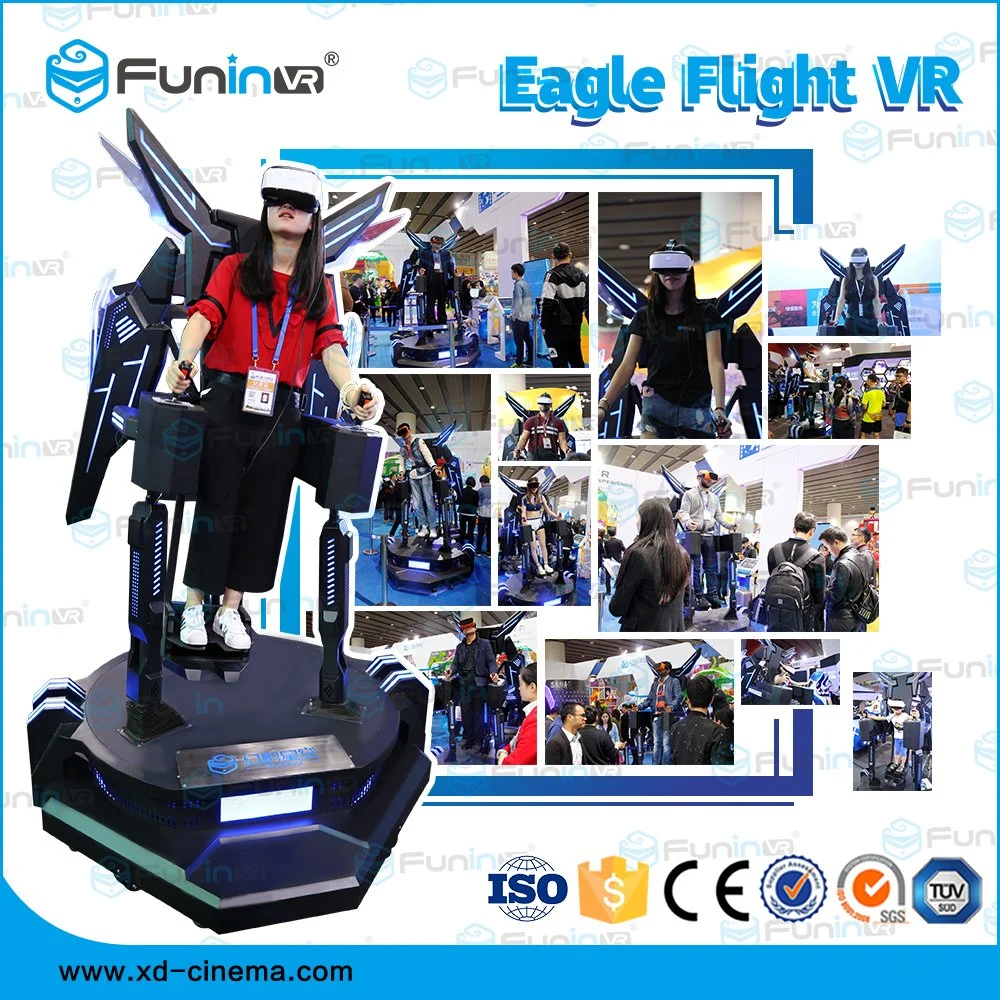 Standing Virtual Reality Flight Shooting Vr Simulator