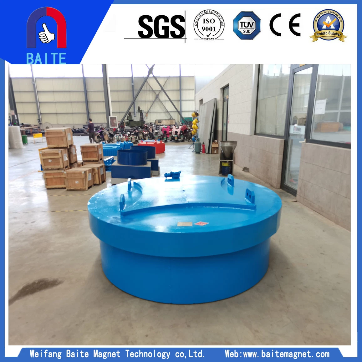 Neodymium Magnet Separator Dry Suspension Electromagnetic Separator for Energy Chemicals