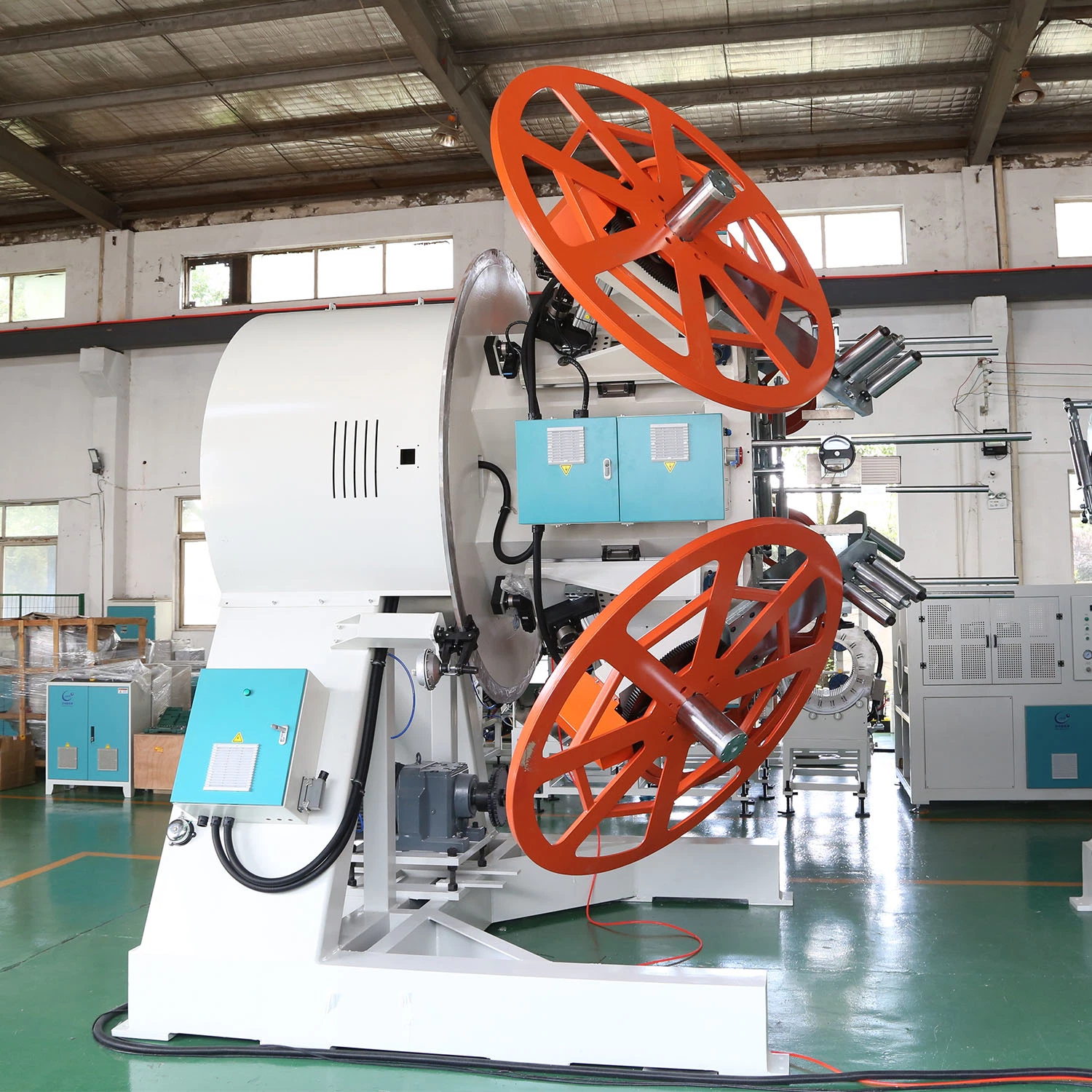 Plastic PVC/Rtp/UPVC Water& Electric Conduit Pipe/Tube (extruder, haul off, cutting winding, belling) Extrusion/Extruding Making Production Line Machine