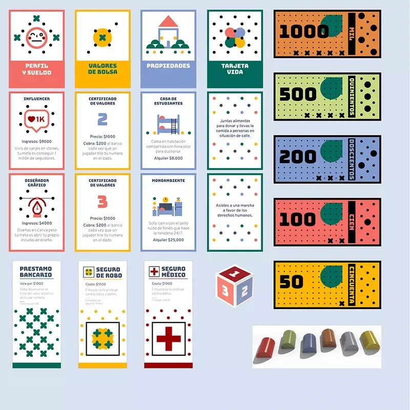 Carte de jeu du Conseil de l'impression personnalisée