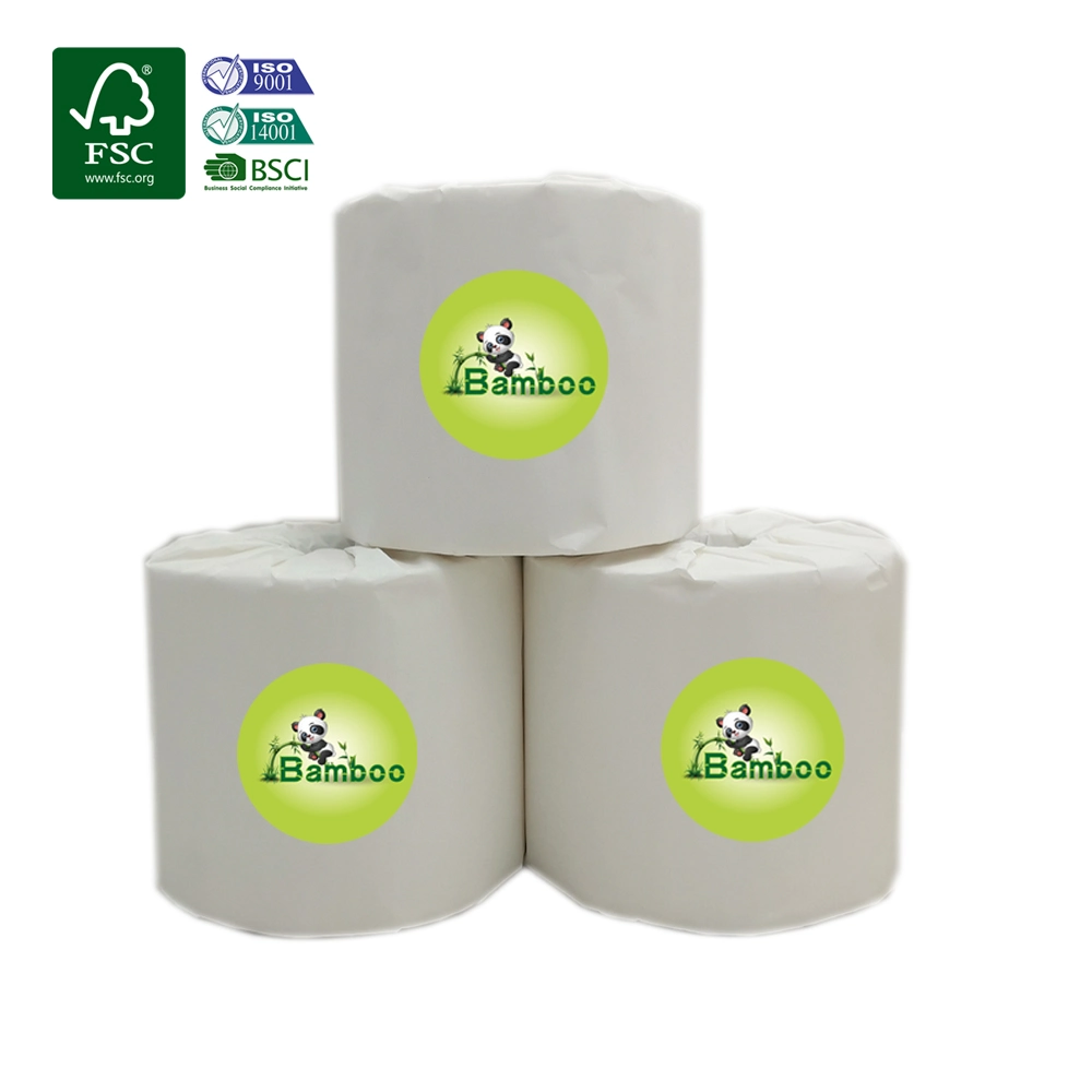 2-4ply Eco Friendly Bamboo Pulp Sugarcane Pulp Toilet Paper