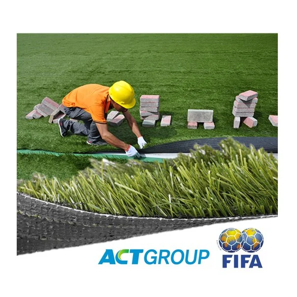 Act Group Green Artificial Grass 50mm Turf Artificial Grass for Football Pitch Sports Flooring