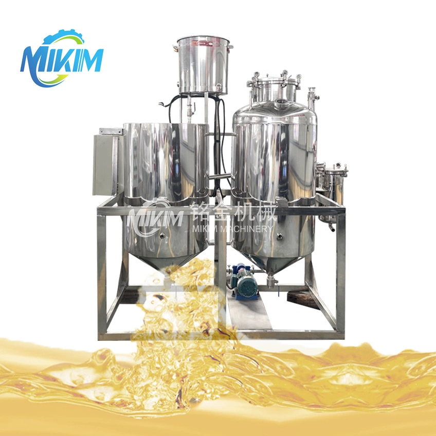 Oil Refining Energy Industry Automatic 1-50t/Day Custom Oil Refinery Machine Seed Roaster Oil Press Filter Making Production Line