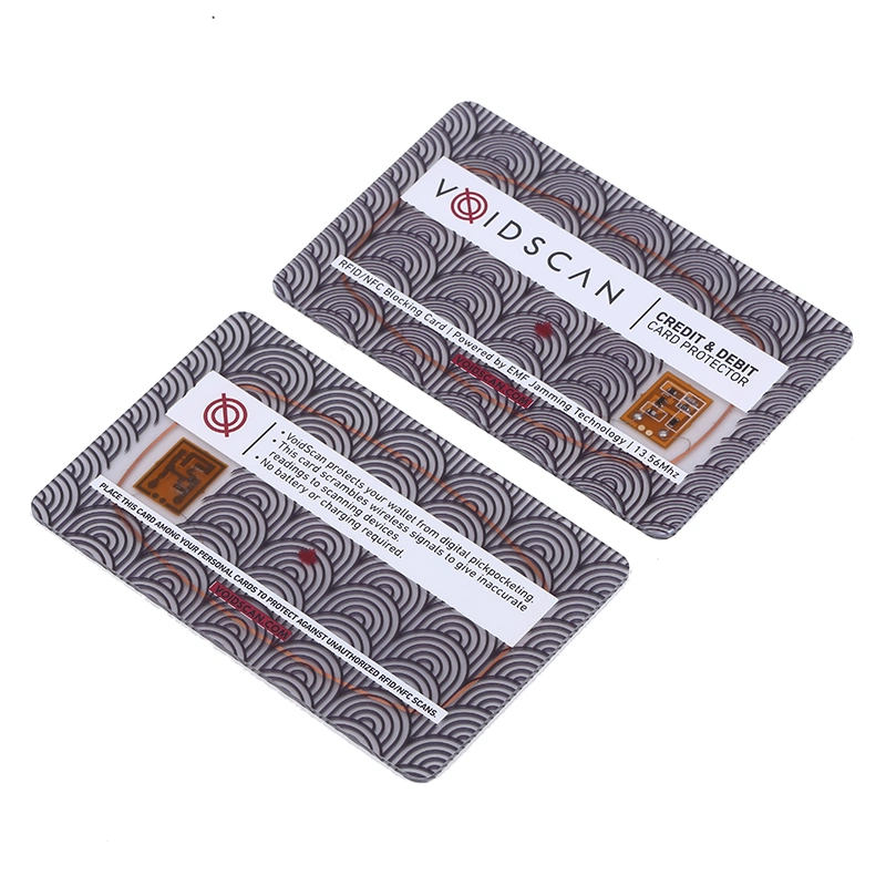 Customized Design 4 Color Printing Card Blocking Signal Card RFID Shield Card