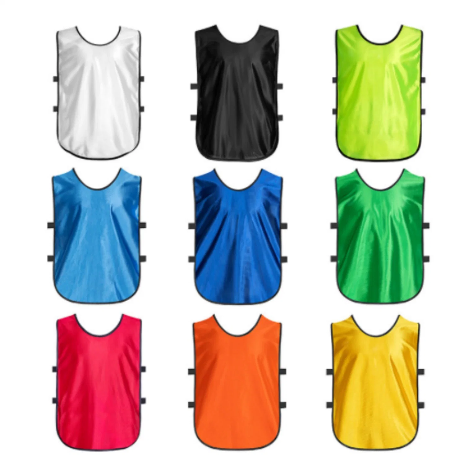 Children Polyester Quick Dry Custom Logo Soccer Training Bib Boys Custom Logo High Vis Sports Tank Top Girl Printing Running Vest