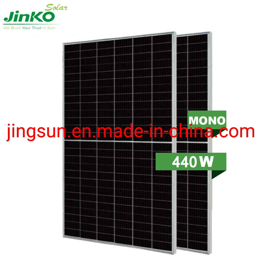 Jinko Solar Power Mono 440W 460W Half Cell Monocrystalline Solar PV Panel Module for Home Solar Energy Systems