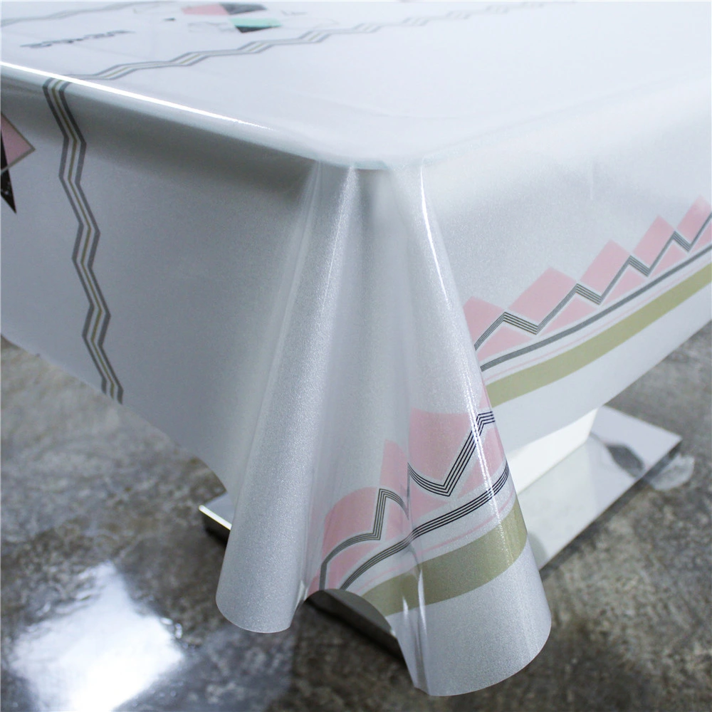 Группа украшения стола тканью Блестящие цветные лаки дизайн сильнее таблицы из ПВХ ткани