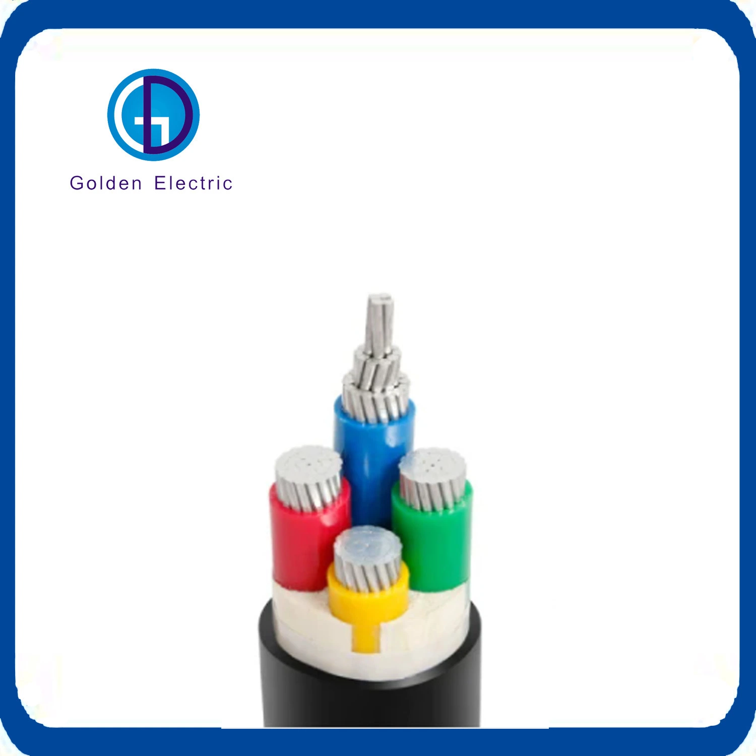 0.6/1kv aislada de conductores de aluminio 2X8 Cable concéntrico AWG