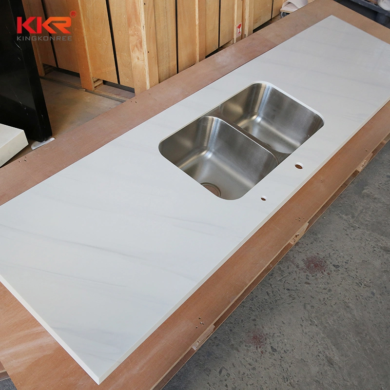 Kingkonree Artificial Stone Custom Size Kitchen Bench Top