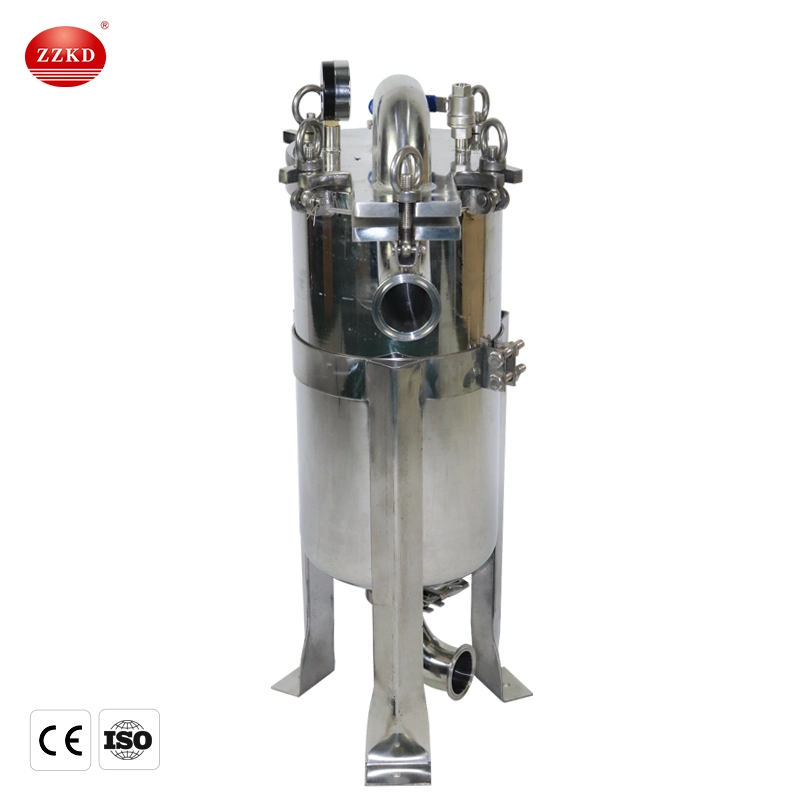 Stainless Steel Micro Filtration Bag Filter Housing for Liquid Machine for Coconut Oil