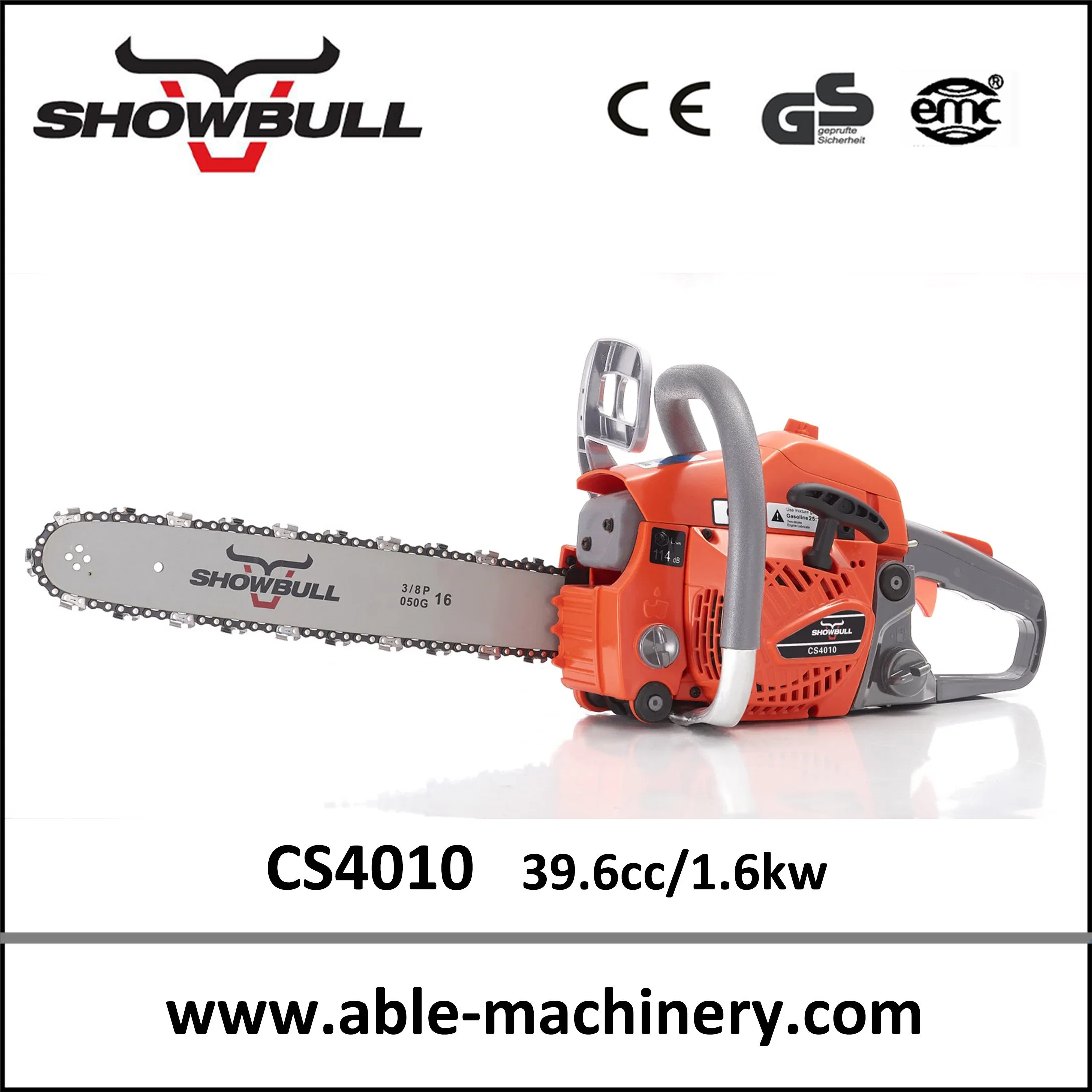 Una nueva apariencia Showbull 4010 Chainsaw 40cc Herramienta Gargarden de alta calidad