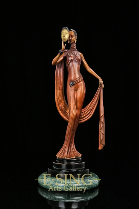 Modelo de dama de la escultura de bronce Mayorista/Proveedors