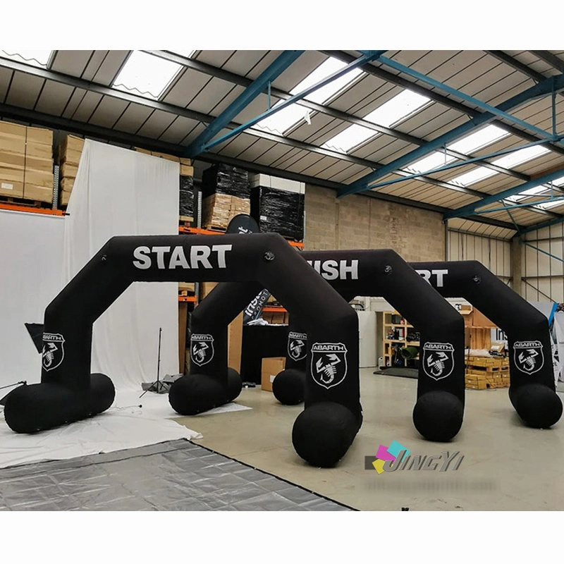 20ft Custom Inflatable Gate Arch with Customized Logos for Race Event and Sport