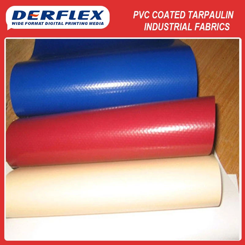 مادة التربولين المصنوع من النسيج البوليستر مغلف بطبقة من مادة PVC