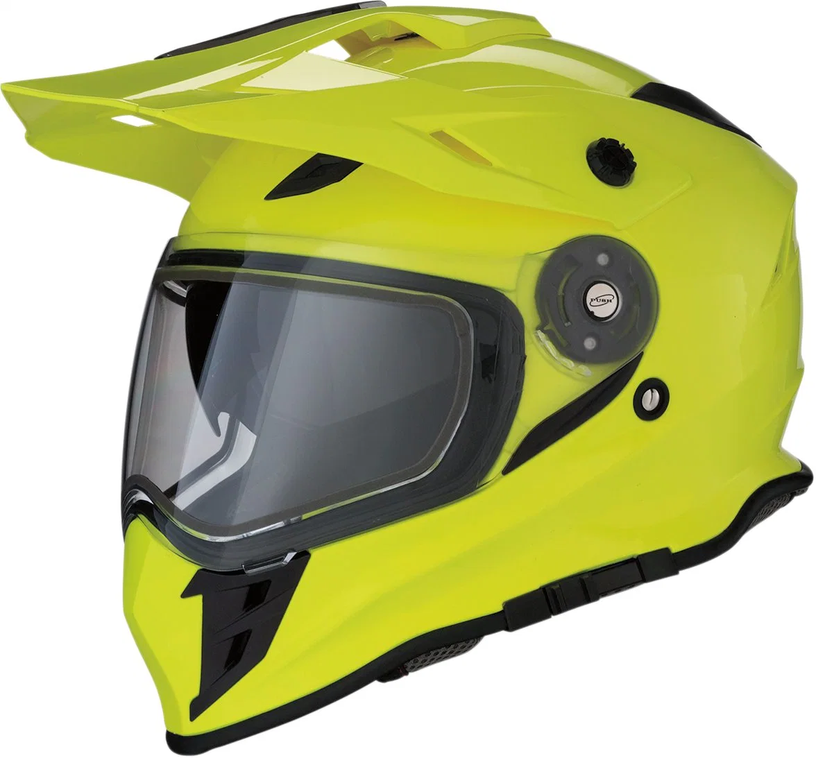 Casque intégral pour moto et motoneige homologué ECE DOT avec visière électrique anti-buée pour motocross et quad.